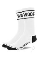 Prowler Red Woof Socks - White/black